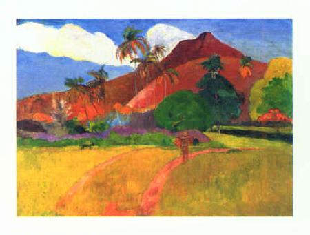 Paul Gauguin Tahitian Landscape Sweden oil painting art